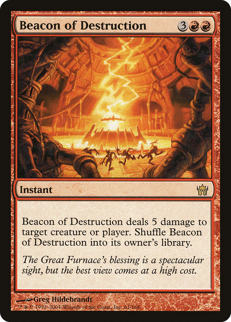 Beacon of Destruction (5DN-061)  Foil - Fifth Dawn