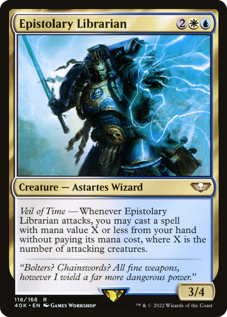 Epistolary Librarian (40K-118)  - Warhammer 40,000 Commander