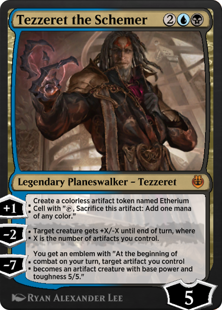 Tezzeret the Schemer (KLR-209)  - Kaladesh Remastered