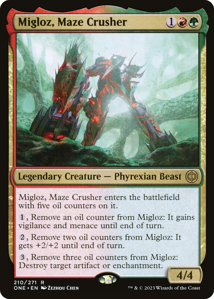 Migloz, Maze Crusher (ONE-210)  - Phyrexia: All Will Be One