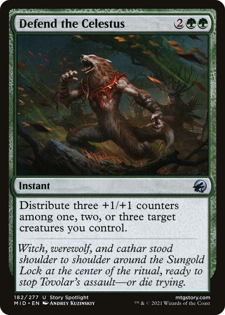 Defend the Celestus (MID-182)  - Innistrad: Midnight Hunt