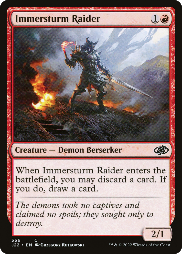Immersturm Raider (J22-556)  - Jumpstart 2022