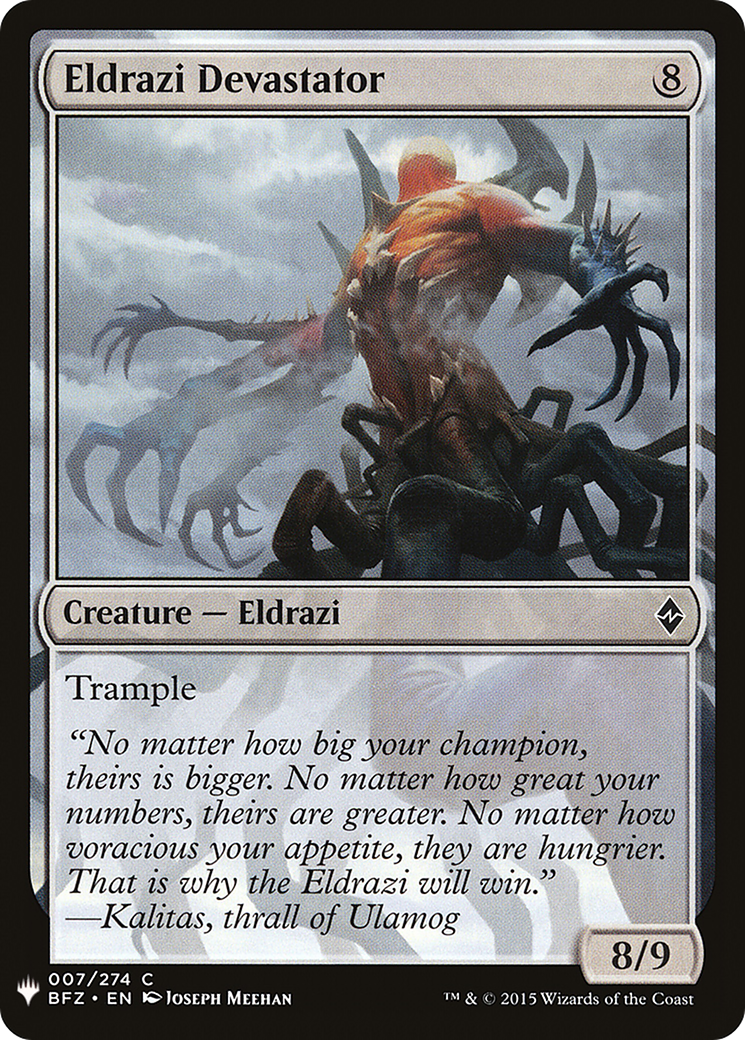 Eldrazi Devastator (LIST-007)  - The List