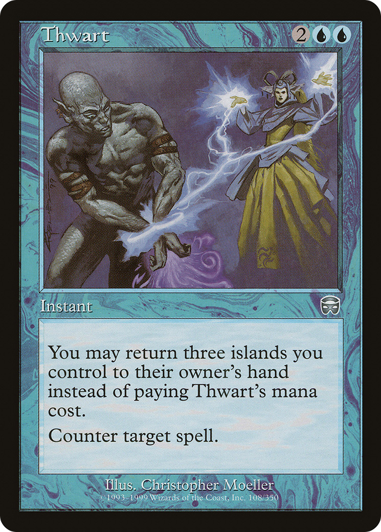 Thwart (MMQ-108)  - Mercadian Masques