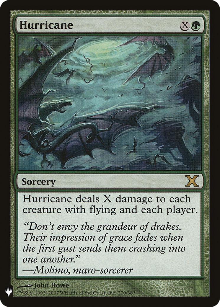 Hurricane (LIST-10E-270)  - The List
