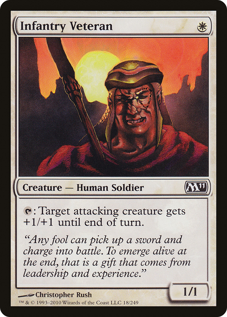Infantry Veteran (M11-018)  - Magic 2011