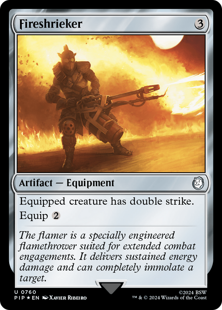Fireshrieker (Surge Foil) (PIP-760)  Foil - Fallout