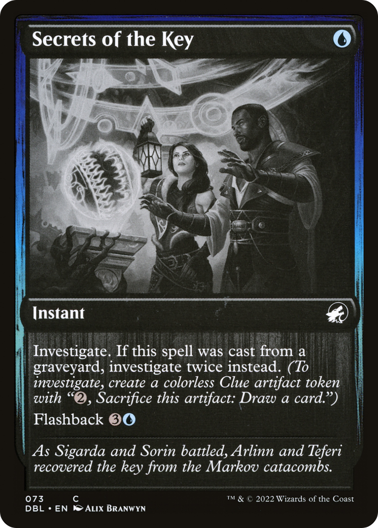Secrets of the Key (DBL-073)  Foil - Innistrad: Double Feature