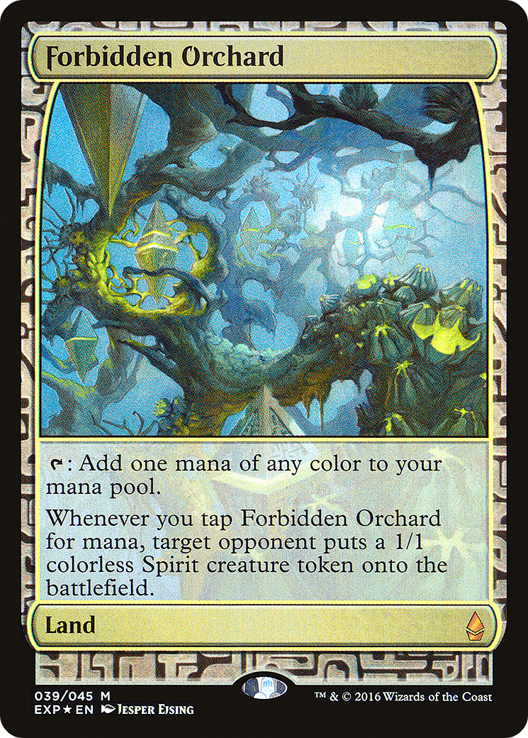 Forbidden Orchard (EXP-039)  Foil - Zendikar Expeditions