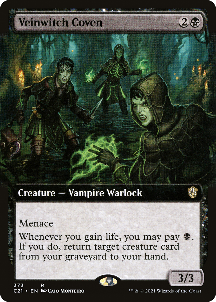 Veinwitch Coven (Extended Art) (C21-373)  - Commander 2021: (Extended Art)