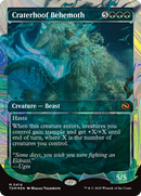 Craterhoof Behemoth (Showcase) (Halo Foil) (TDM-414)  Foil - Tarkir: Dragonstorm: (Showcase)