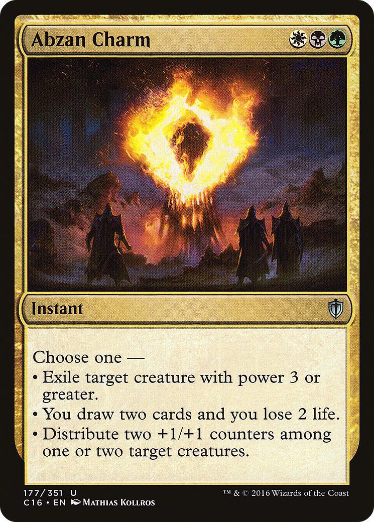 Abzan Charm (C16-177)  - Commander 2016