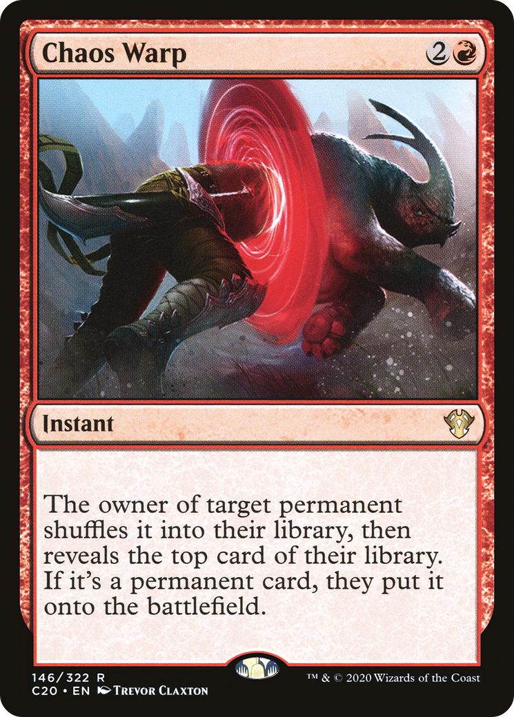 Chaos Warp (C20-146)  - Commander 2020