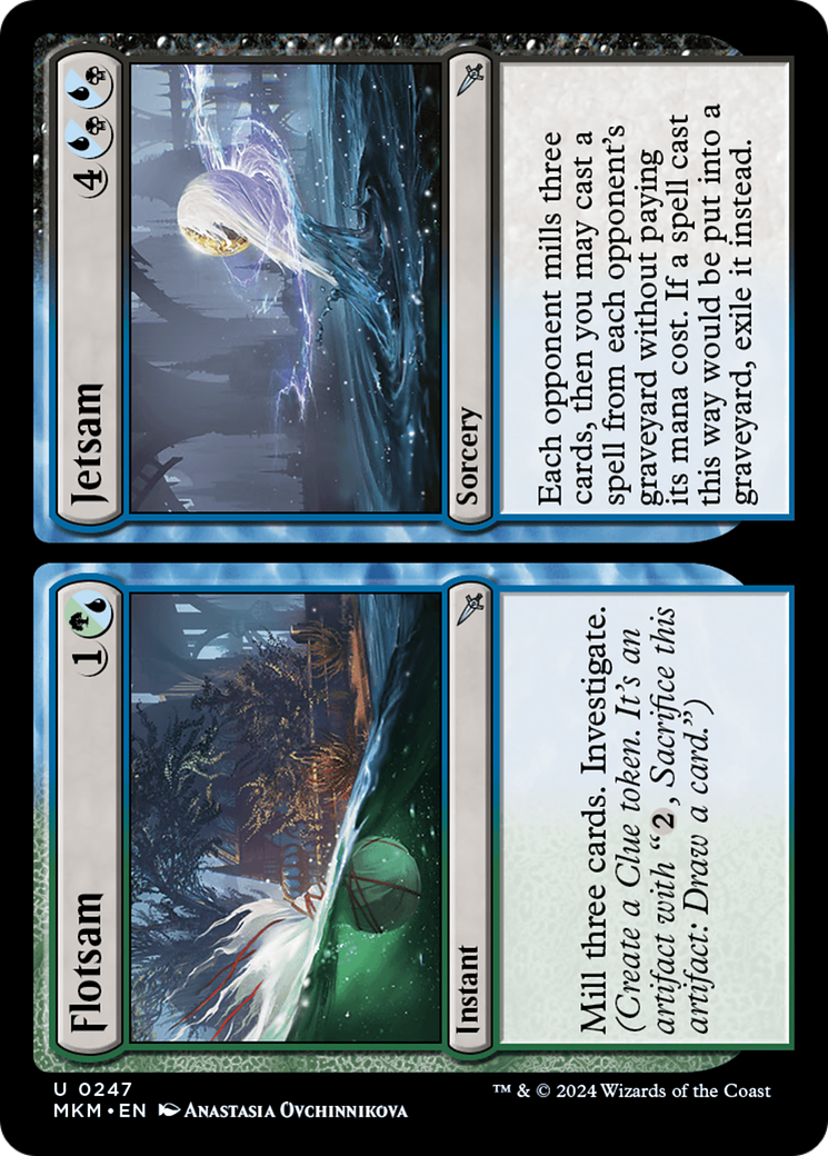 Flotsam // Jetsam (MKM-247)  Foil - Murders at Karlov Manor
