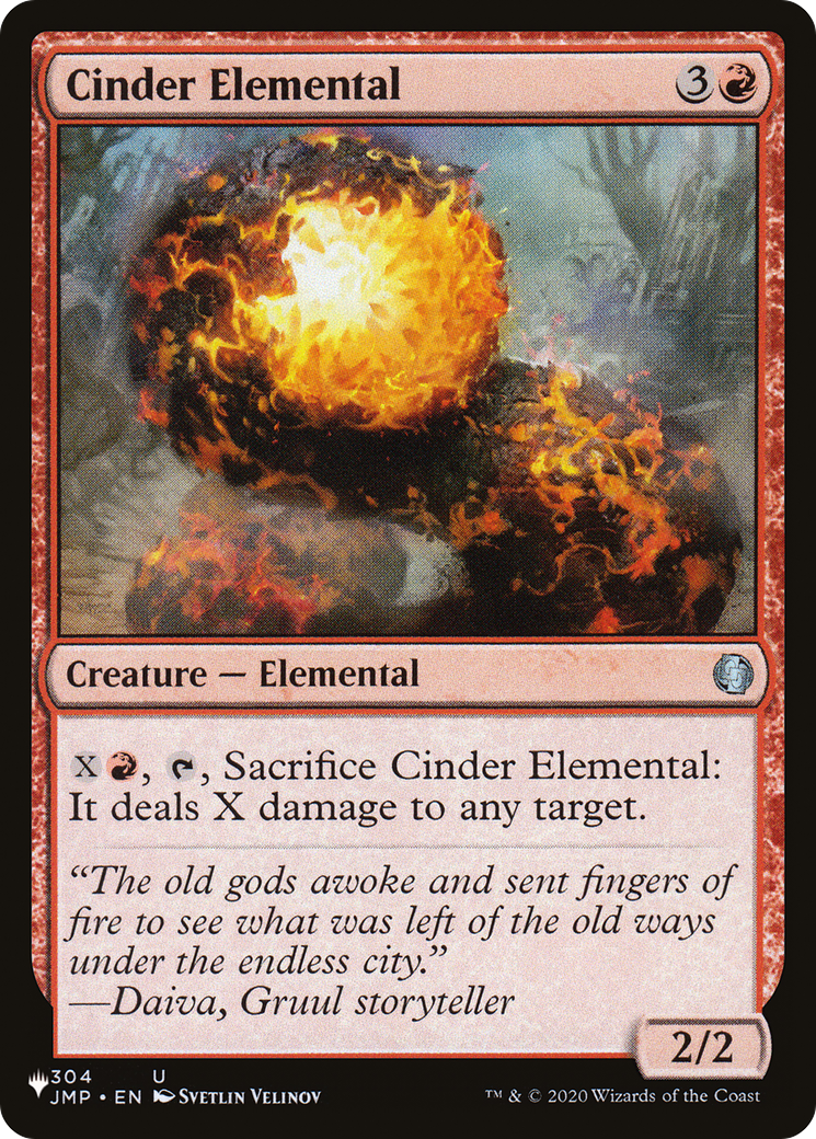 Cinder Elemental (LIST-JMP-304)  - The List
