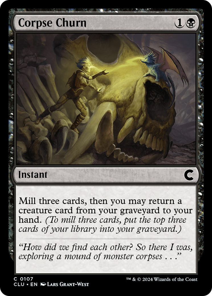 Corpse Churn (CLU-107)  - Ravnica: Clue Edition