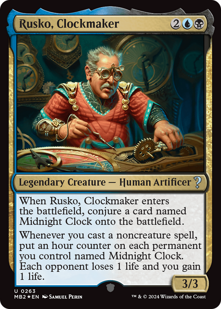 Rusko, Clockmaker (MB2-263)  Foil - Mystery Booster 2