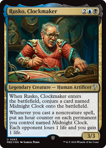 Rusko, Clockmaker (MB2-263)  Foil - Mystery Booster 2