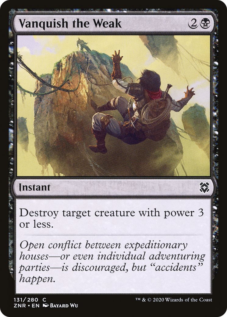 Vanquish the Weak (ZNR-131)  Foil - Zendikar Rising