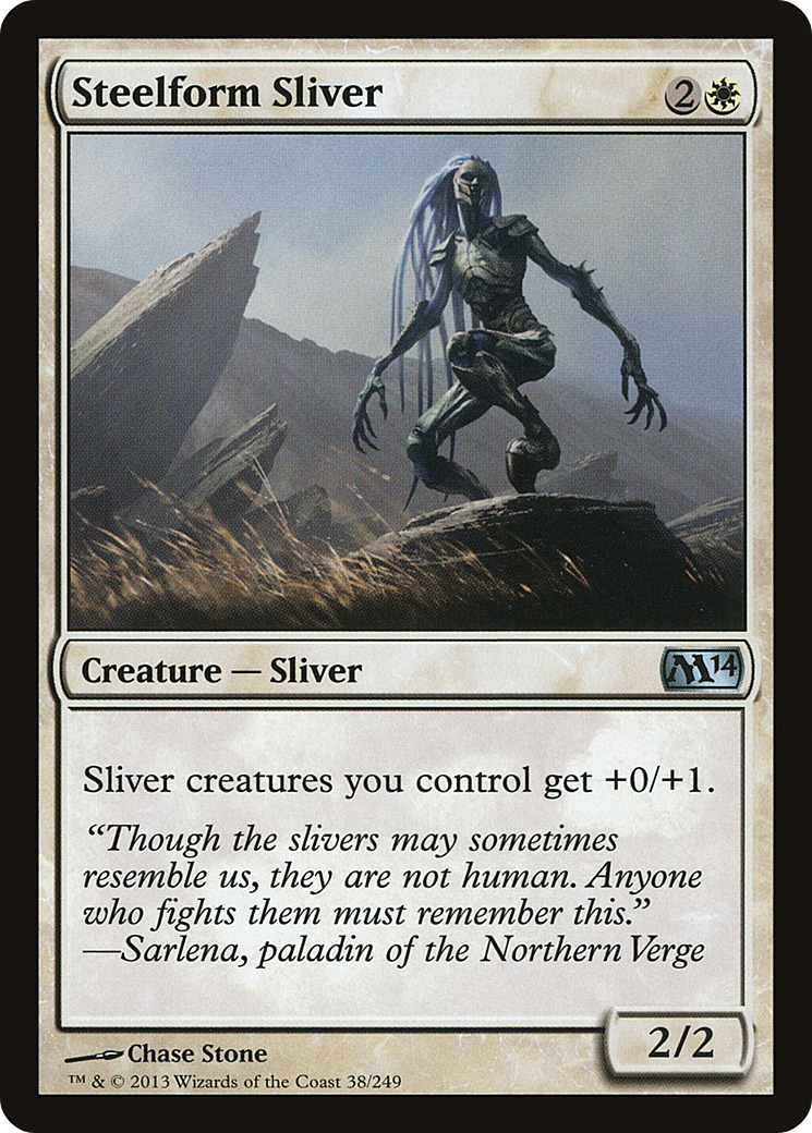 Steelform Sliver (M14-038)  Foil - Magic 2014