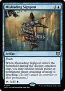 Misleading Signpost (WOC-011)  - Wilds of Eldraine Commander