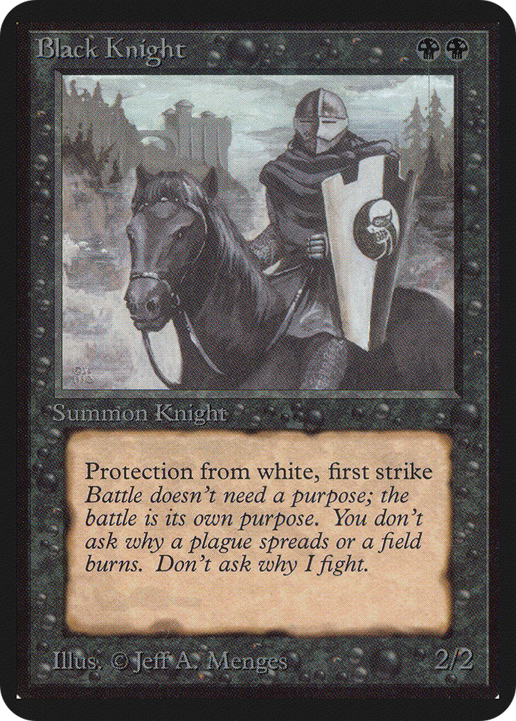 Black Knight (LEA-)  - Limited Edition Alpha
