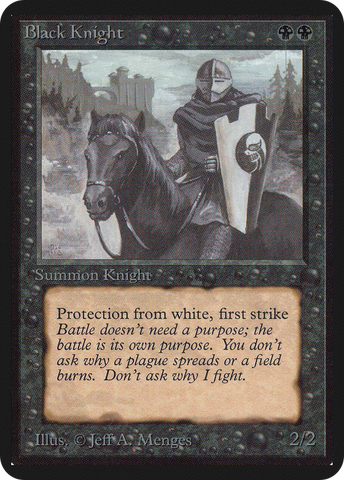 Black Knight (LEA-)  - Limited Edition Alpha