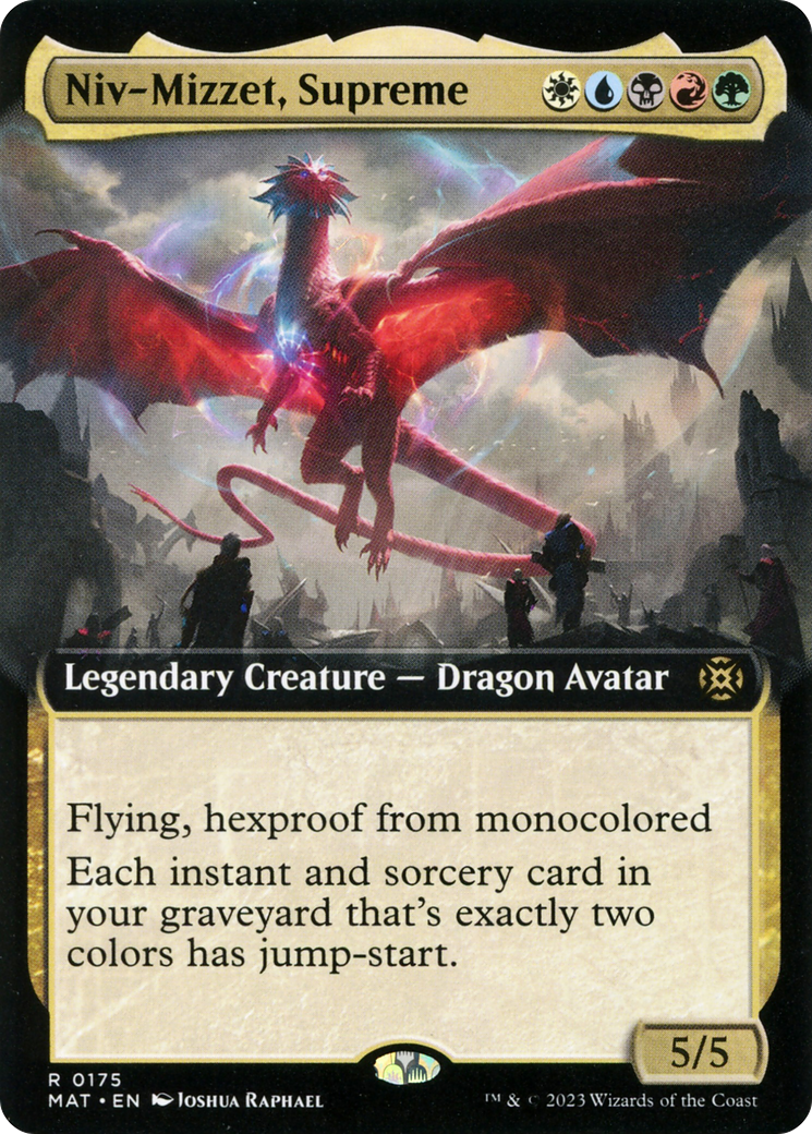 Niv-Mizzet, Supreme (Extended Art) (MAT-175)  - March of the Machine: The Aftermath: (Extended Art)