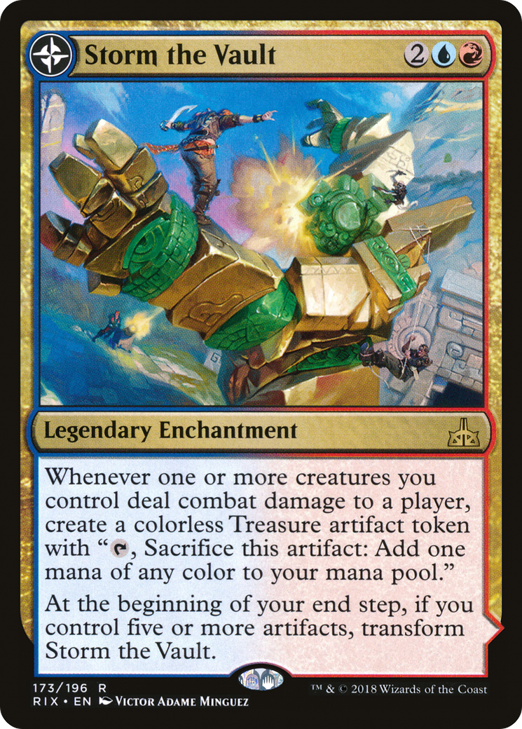 Storm the Vault (RIX-173)  - Rivals of Ixalan: (compasslanddfc)