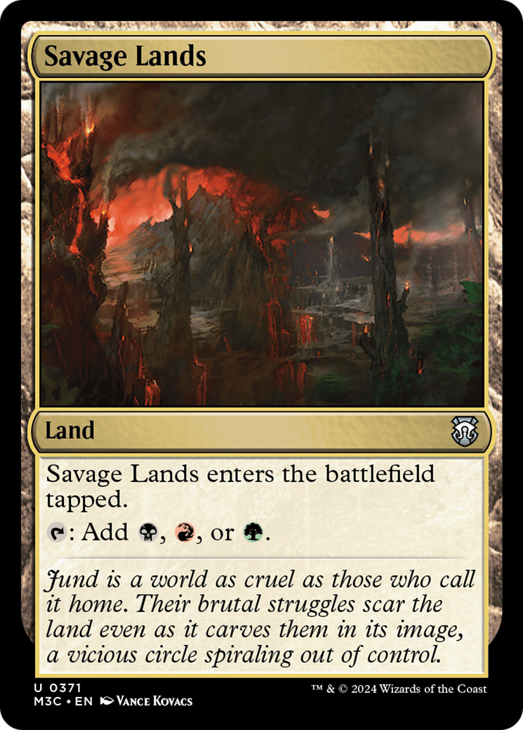 Savage Lands (M3C-371)  - Modern Horizons 3 Commander