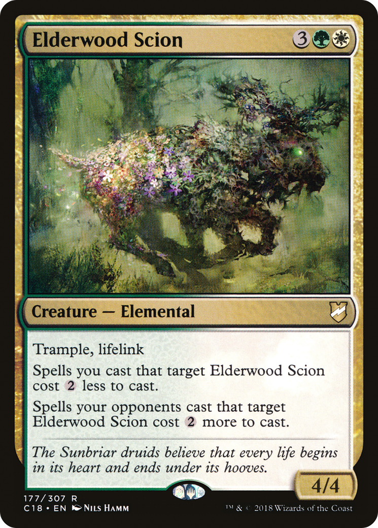 Elderwood Scion (C18-177)  - Commander 2018