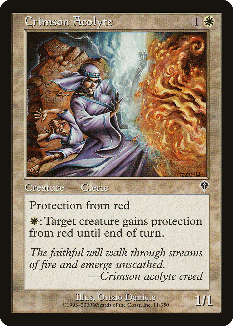 Crimson Acolyte (INV-011)  - Invasion