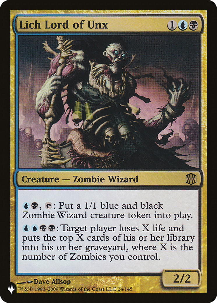 Lich Lord of Unx (LIST-24/145)  - The List