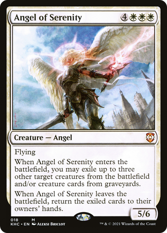Angel of Serenity (KHC-018)  - Kaldheim Commander