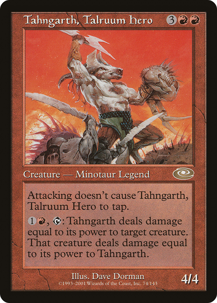 Tahngarth, Talruum Hero (PLS-074) - Planeshift Foil