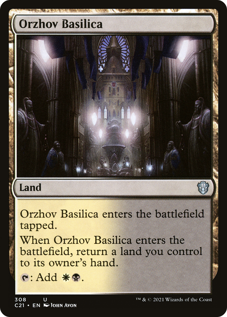Orzhov Basilica (C21-308)  - Commander 2021