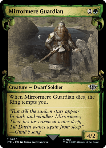 Mirrormere Guardian (Showcase Scrolls) (LTR-630)  Foil - The Lord of the Rings: Tales of Middle-earth: (Showcase)