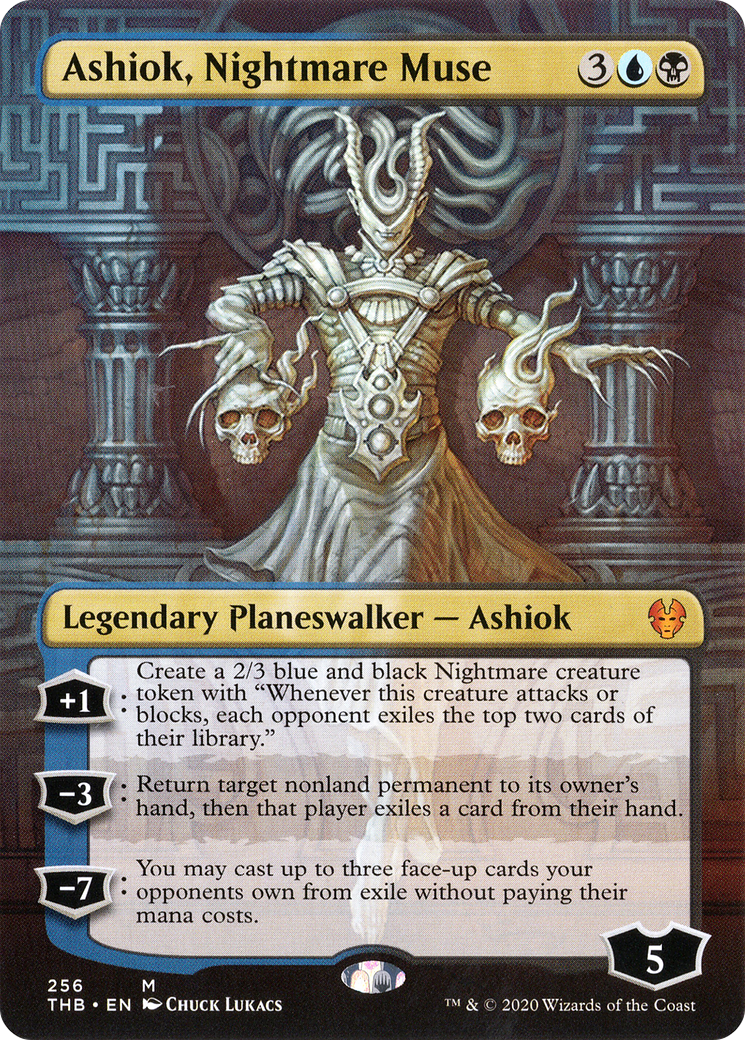 Ashiok, Nightmare Muse (Borderless) (THB-256)  Foil - Theros Beyond Death