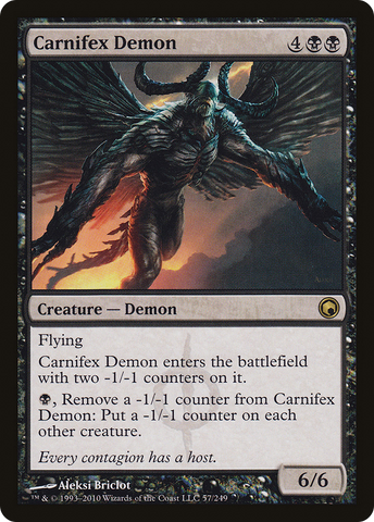 Carnifex Demon (SOM-057)  Foil - Scars of Mirrodin
