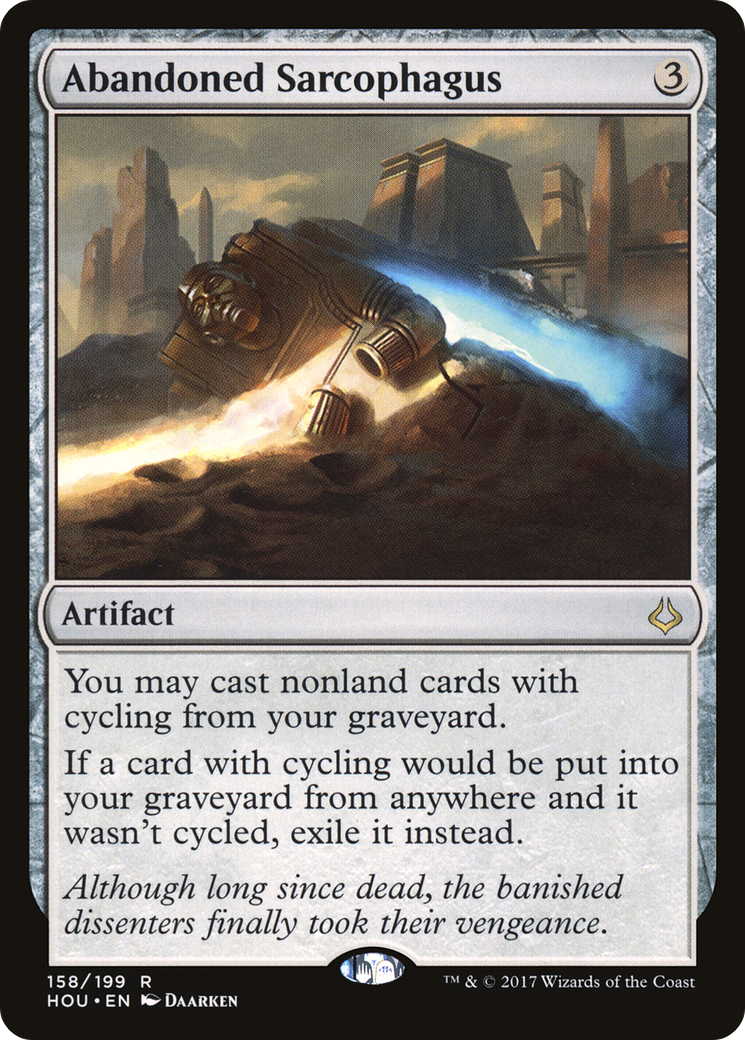 Abandoned Sarcophagus (HOU-158)  Foil - Hour of Devastation