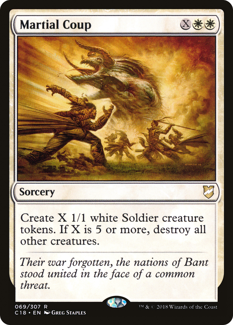 Martial Coup (C18-069)  - Commander 2018