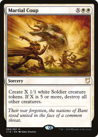 Martial Coup (C18-069)  - Commander 2018