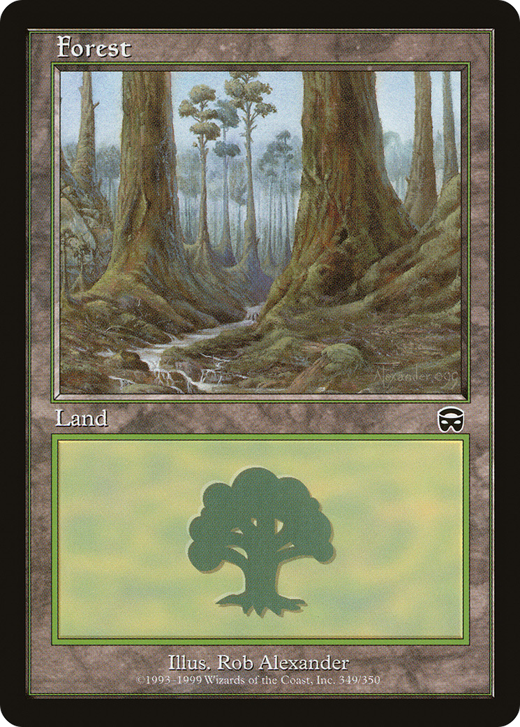 Forest (349) (MMQ-349)  - Mercadian Masques