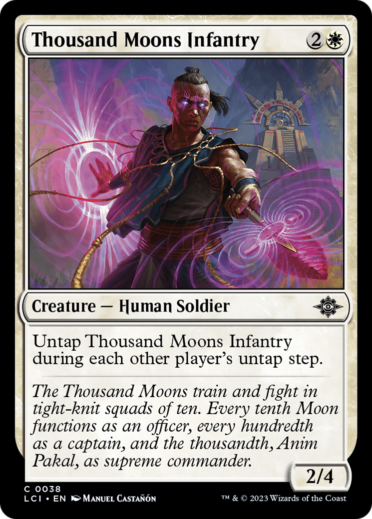 Thousand Moons Infantry (LCI-038)  Foil - The Lost Caverns of Ixalan