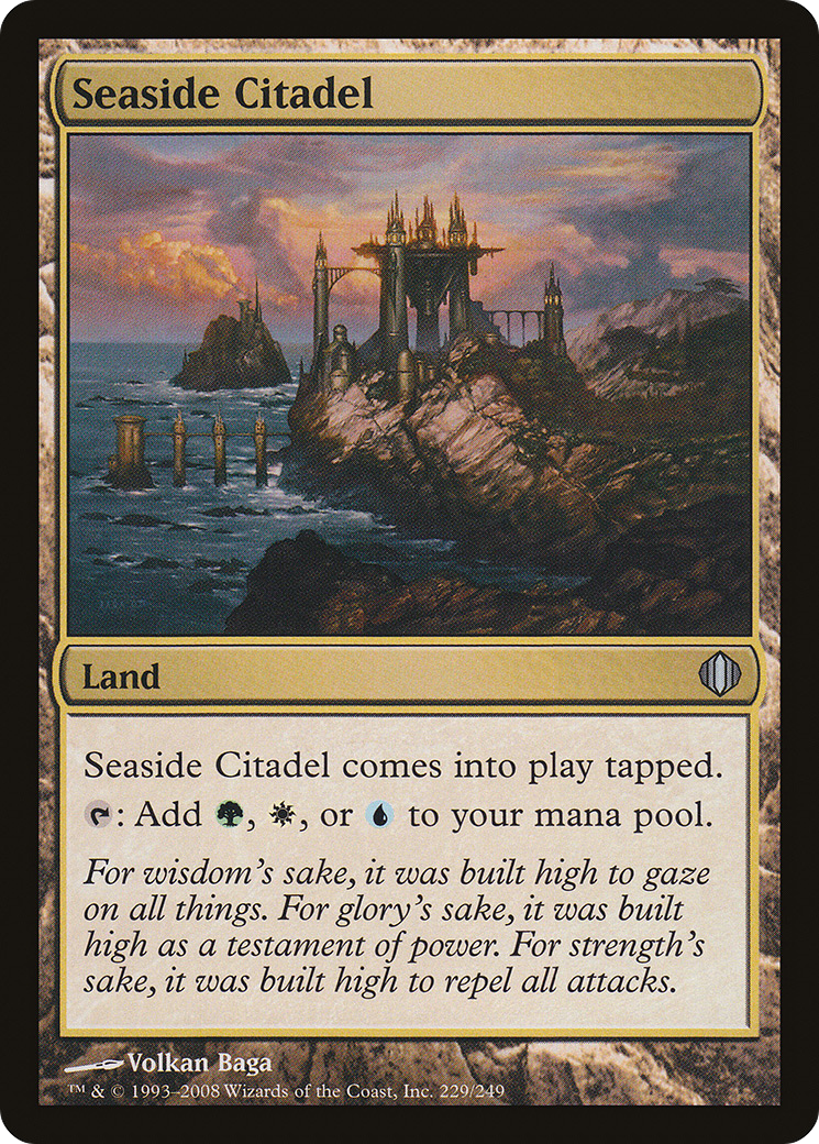 Seaside Citadel (ALA-229)  Foil - Shards of Alara