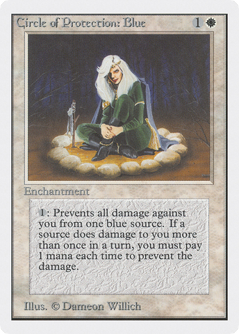 Circle of Protection: Blue (2ED-)  - Unlimited Edition