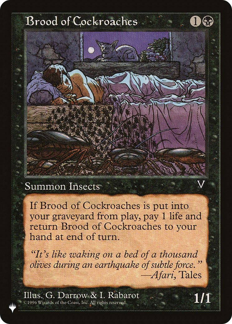 Brood of Cockroaches (LIST-VIS-53)  - The List