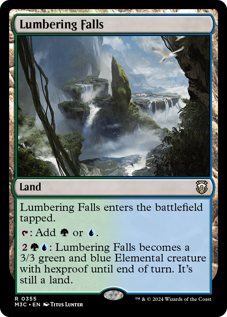 Lumbering Falls (M3C-355)  - Modern Horizons 3 Commander