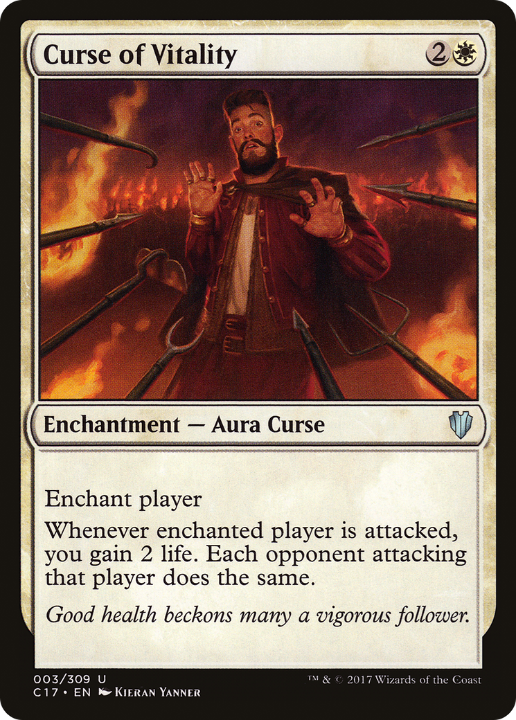 Curse of Vitality (C17-003)  - Commander 2017