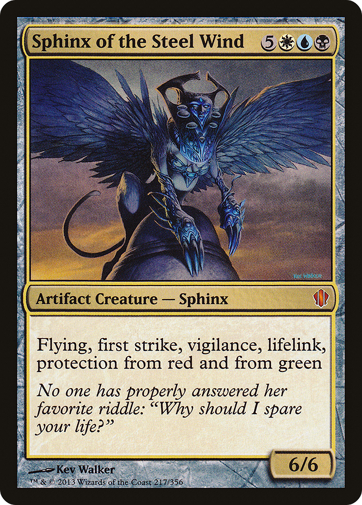 Sphinx of the Steel Wind (C13-217)  - Commander 2013